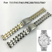 Suitable For Tissot Watch Strap Belt WatchBands 1853 T17/T41/T461/PRC200/T055/T067 Stainless Steel Watch Band 19mm/20mm