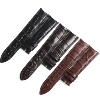 Genuine leather watch strap for men Original Jiangshi Danton strap Double sided crocodile skin curved mouth Inheritance 81180 In