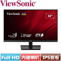 【現折$50 最高回饋3000點】ViewSonic優派 32型 VA3209-MH 超廣角顯示器