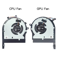 Replacement Cooling Fan for Asus Flight Fortress FX504 FX80G ZX80G FX80GE FX80FE Series Laptop CPU+GPU Fan