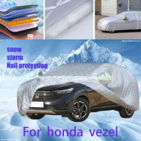 For honda vezel Outdoor Cotton Thickened Awning For Car Anti Hail Protection Snow Covers Sunshade Waterproof Dustproof