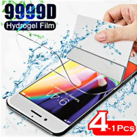 4-1psc Full Cover Hydrogel Film for Apple IPhone 8 Plus 8+ + Screen Protectors Protective Transparent Film Not Tempered Glass HD