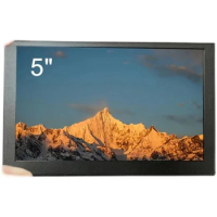2024New5inch portable touch screen monitor 800x480 ips metal case USB small monitor