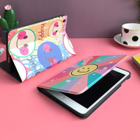 日韓卡通iPad Air3保護套mini4平板殼10.2寸迷妳5皮套2軟