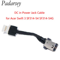 Padarsey Replacement Laptop Charging Port DC in Power Jack Cable for Acer Swift 3 SF314-54 SF314-54G 50.GYGN1.001