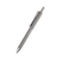 Retractable Ballpoint Pen Titanium Alloy Supplies Bolt Action Pen for School Office