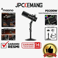 JPC KEMANG MAONO PD200W Hybrid Wireless Dynamic Microphone for Podcast Maono PD200 W Mic Studio PD20