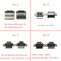 10PCS USB Jack Dock Charger Charging Port Connector Plug For HUAWEI P40 P30 P20 Mate 40 30 20 20x RS Pro Honor V20 V30 Nova 6