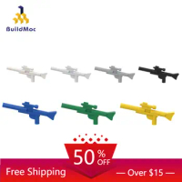 10pcs 57899 Laser Long Gun Sniper Rifle Special Brick with Scope Building Block DIY Educational Toys Accessories
