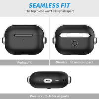 for Airpods Pro 2nd Generation Case Earphone Protective Case Pro 1st Cover with Secure Lock Compatible with Apple Air pods Pro 2
