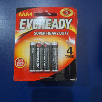 Baterai eveready hitam /AAA/A3, isi 4 pcs