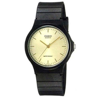 CASIO 超輕薄感數字錶(MQ-24-9E)-黃色釘字面 / 考試錶