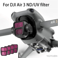 For DJI Air 3 Accessories Drone Optical ND/UV Multi-Coating Lightening Quick Release Filter For DJI Air 3 ND Filter
