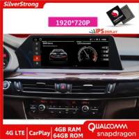 12.3'' IPS Snapdragon Android 10.0 Car Multimedia Player GPS For BMW X5 F15 X6 F16 2014-2017 NBT System GPS 4G LTE WIFI 1920*720