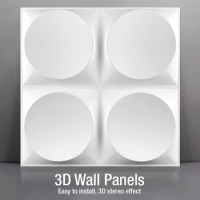 30cm Decor 3D Wall Panel Diamond Non self-adhesive plastic mosaic stone tile 3D wall sticker living room Bathroom 3d wall paper
