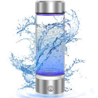 Hydrogen Water Bottle, Portable Rechargeable Hydrogen Water Bottle Generator, Hydrogen Water Machine for Home Travel Office