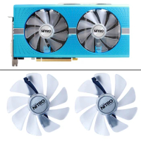 2pcs NEW CF1015H12D FD10015M12D RX580 ETH Cooling Fan GPU For Sapphire RX470 RX590 RX580 RX480 RX570 NITRO SpecialEdition Fan