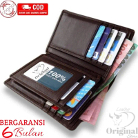 Dompet Kulit Pria 3/4 Original Kulit Asli Pasti Ori