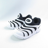 NIKE IB7246100 小童鞋 毛毛蟲運動鞋 Dynamo Free 無鞋帶即穿 白x黑【iSport愛運動】