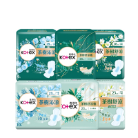 Kotex 靠得住 茶樹沁涼/舒涼/舒涼小蒼蘭(涼感衛生棉全系列)14包/箱購