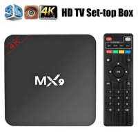 HD 1GB 8GB Android 11.0 WiFi Video Equipments TV Receivers WiFi Media Player Smart TV Box MX9 TV Box Set Top Box