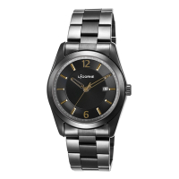 LICORNE 力抗錶 都會簡約系列 經典手錶 (黑/金 LT137MBBA-K)