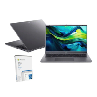 【Acer 宏碁】Office2024★16吋i3輕薄筆電(Aspire/AL16-31P-390Y/i3-N305/8G/512G SSD/W11)