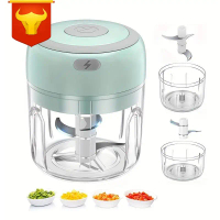 SinkErator Mini Chopper Blender 3 pisau 250ml Portable Penggiling Bumbu Dapur Portable Penumbuk bawa