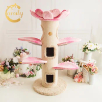 Camily-Multi-level Luxury Cat Tower, Sunflower Tree, Indoor, High Quality, Modern Product, Hot