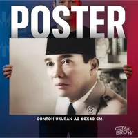 Poster Soekarno Official National Hero Series Hiasan Dinding Kamar Eksklusif Dekorasi Seni Premium A