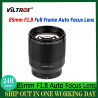 Viltrox 16mm 24mm 35mm 50mm 85mm F1.8 Full Frame Auto Focus Camera Lens Wide Angle Lens For Nikon Z5 Z6 Z7 Z50 Z7II Mount Camera