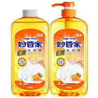 【史代新文具】妙管家 1000g DWE+R E護洗潔精/洗碗精 (2入組)