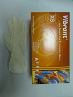 Aurelia Vibrant® 無粉乳膠檢查手套100 隻裝 (XS) box