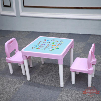 兒童桌椅套裝寶寶家用玩具桌子幼兒園學習積木小桌子小孩吃飯椅子