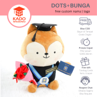 Boneka Wisuda DOTS Drama Korea MIni Buket Bunga