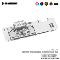Barrow 3090 GPU Block Full Cover Graphics Card Water Cooling Blocks, For ZOTAC RTX 3090 TQ OC, BS-AIC3090-PA2