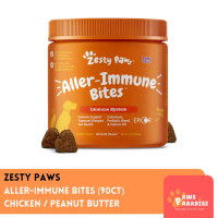 ZESTY PAWS Aller-Immune Bites Vitamin Anjing
