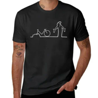 La Linea (bicicleta 1) camiseta tops animal prinfor boys, ropa para hombres
