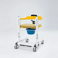 Toilet Commode Chair Electric Patient Lifting Transfer Chair For Elderly And Disabled