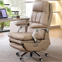 Reclining Simplicity Office Chair Modern Computer Boss Comfy Relax Chair Luxury Modern Cadeira De Escritorio Luxury Furniture