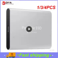 1/3/4PCS 1TB Hard Drive External Type-C High Speed USB3.1 2TB 4TB 8TB SSD Storage Portable Hard Disk For Laptop