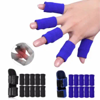 11Pcs/Set Pain Relief Aluminium Finger Splint Fracture Protection Brace Corrector Support With Adjustable Tape Bandage