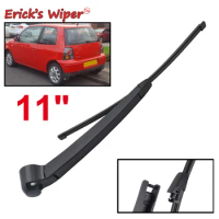 Erick's Wiper 11" Rear Wiper Blade &amp; Arm Set Kit For Seat Arosa VW Lupo 1997 - 2004 Windshield Windscreen Window Car Rain Brush