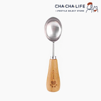 【CHA-CHA-LIFE】可立式 不鏽鋼挖冰勺(水果挖勺)