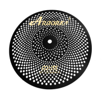 Low Volume Cymbal Arborea Mute Cymbal 10" Splash Silver/Golden/Black/Colorful Silent Cymbal in Hot Sale