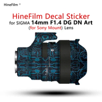 Sigma 14F1.4DGDN E Mount Lens Cover Sticker 14-1.4 Decal Skin Art 14 F1.4 Protector Coat Wrap Sticker Film