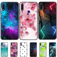 For TP-Link Neffos X20 Pro Case Cat Flower Soft Silicone Back Case for TP-Link Neffos X20 Phone Cover NeffosX20 Pro Coque Shell