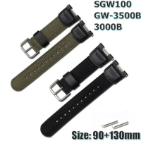 Smart Bracelet Strap Band SGW100/GW-3500B/3000B Watch Nylon Watchband Repalcement Wrist SGW-100/GW-3000B Bands Belt