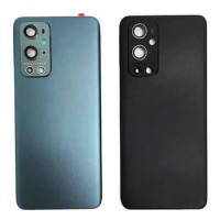 For OnePlus 9 Pro Back Battery Cover With Camera Frame Rear Battery Glass Door Housing Case Repair Assembly Replacement