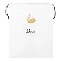 Dior 迪奧 法式刺繡束口袋(#天鵝款)(正貨)